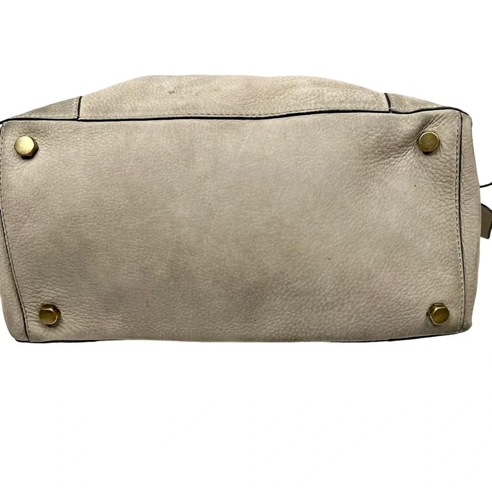 REBECCA MINKOFF Regan Suede Leather Satchel Tote Bag‎